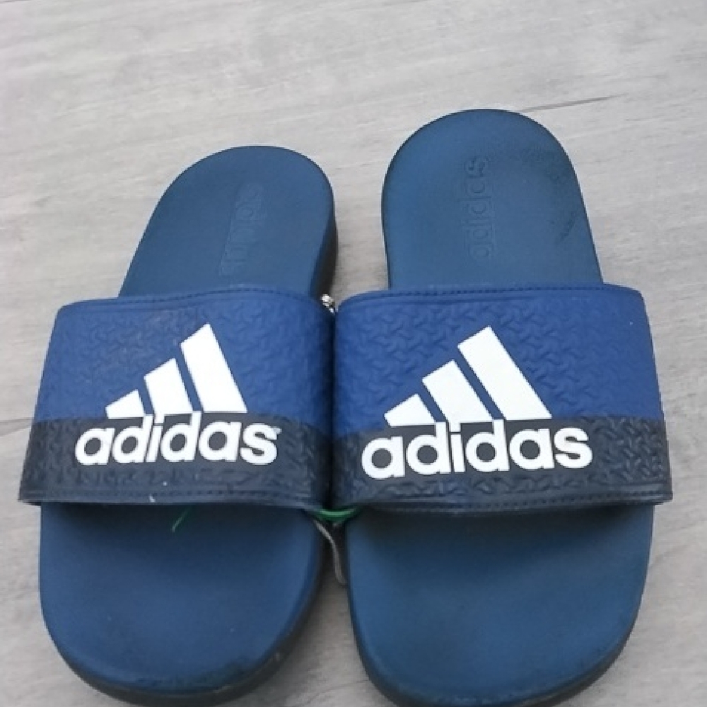 Adidas Kids Navy Blue Slide Sandals
